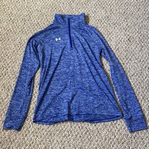 Under Armour blue zip up size Small